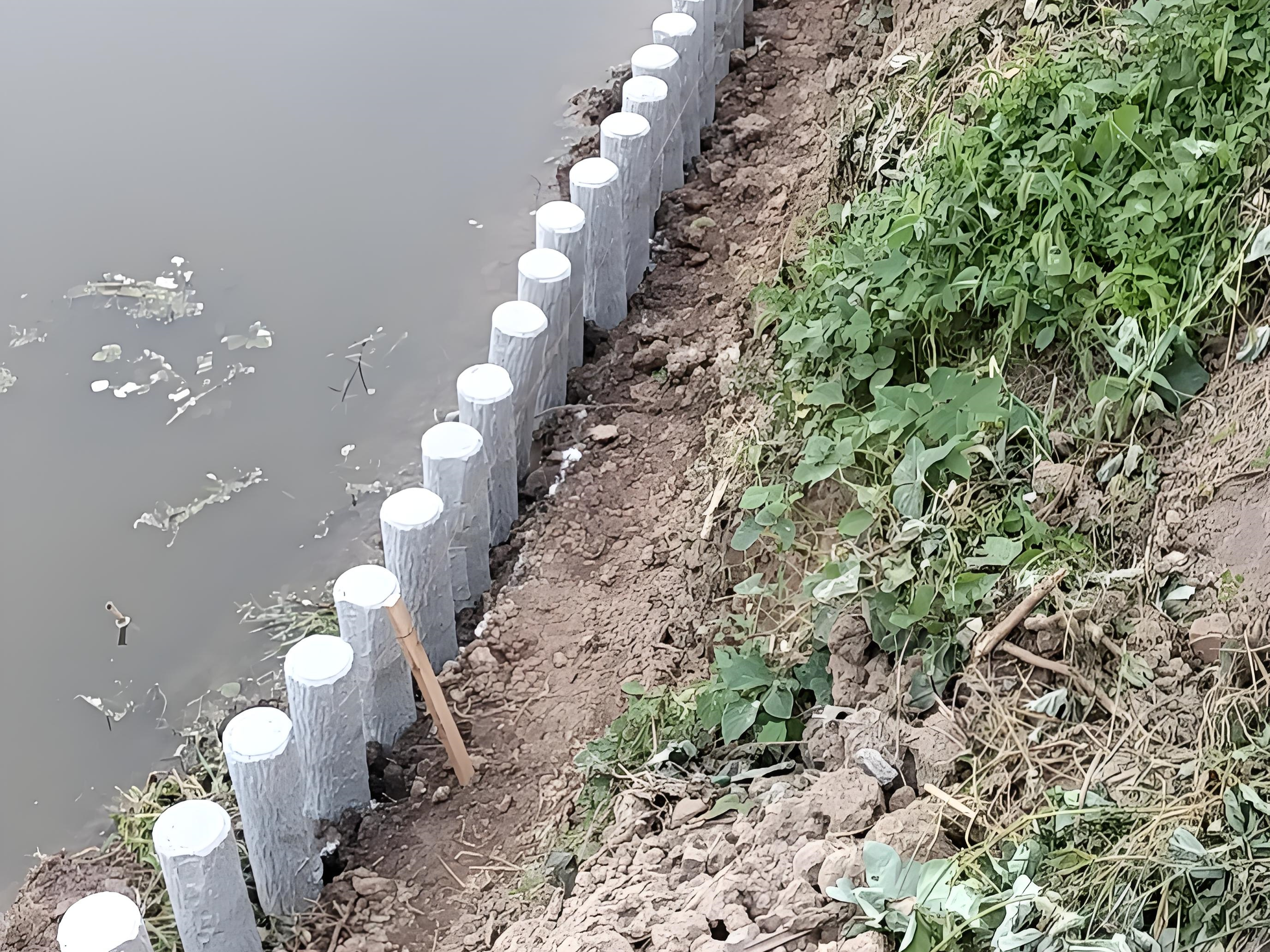 水泥仿木樁施工隊(duì)泓樺錦嘉-水泥仿木樁適合用于河道防護(hù)嗎？